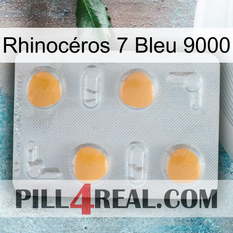 Rhinocéros 7 Bleu 9000 24